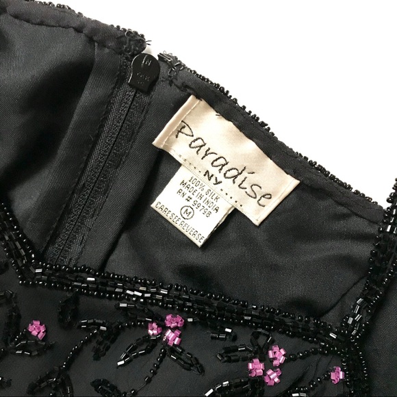 Tank Top Silk Beaded Medium - Picture 8 of 9